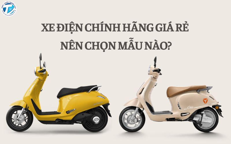 Xe Điện Chính Hãng Giá Rẻ - Nên Chọn Mẫu Nào?